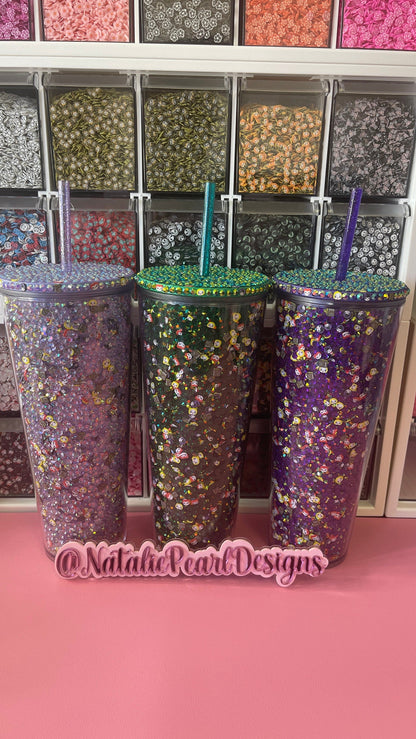 Witchy Sisters Rhinestone Filled Tumbler,Witch Tumblers, Reverse Rhinestones,Catfish Tumbler,Spooky Cup,Halloween Tumbler, Spooky Season Cup