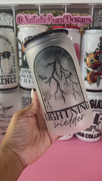 Lightning Wielder Fourth Wing Glass Can