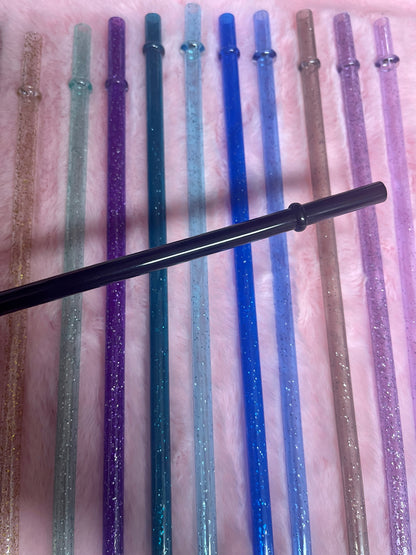 11 inch Glitter Reusable Straws