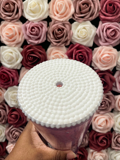 Starbucks Three Color Ombre Pink and Black Rhinestone Filled Tumbler|Rhinestone Lid| Reverse Rhinestones
