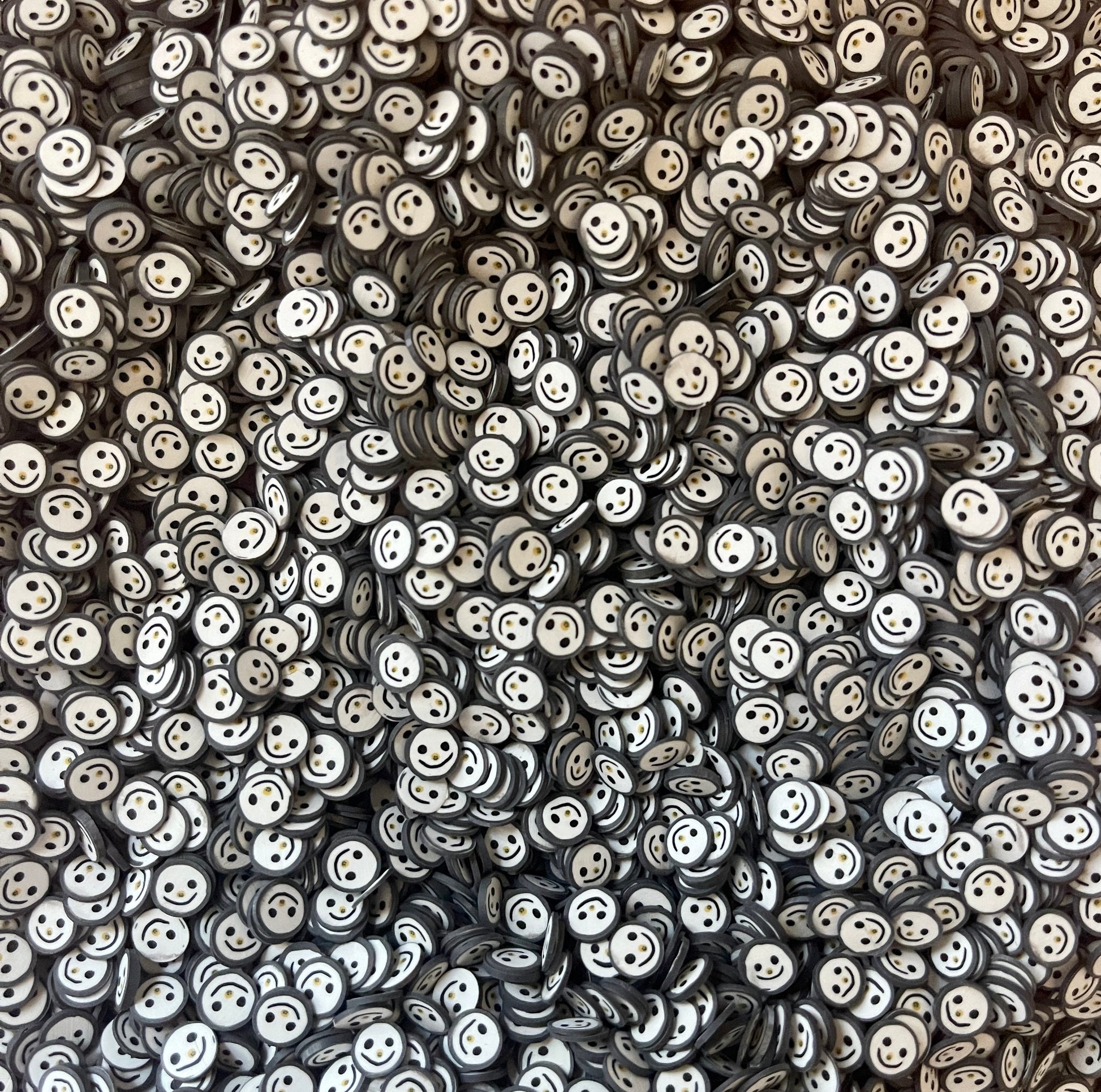 Zero Sprinkle Polymer Clay Slices, Fake Sprinkles for Crafting, Fimo Slices, Halloween Polymer Clay Slices