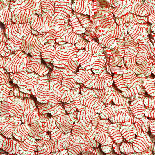 Christmas Snack Sprinkle Polymer Clay Slices, Fake Sprinkles for Crafting, Fimo Slices, Christmas Polymer Clay Slices