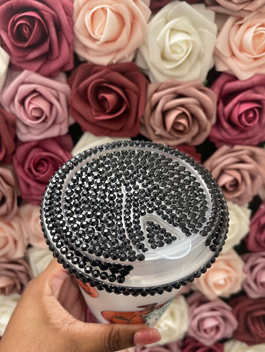 Custom Full Bling Rhinestone or Clear Plastic Cold Cup Lids, Starbucks Lid, Sip Lid, Cold Foam Lid