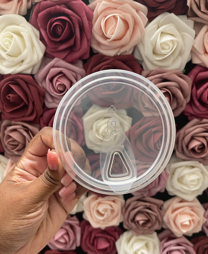 Custom Full Bling Rhinestone or Clear Plastic Cold Cup Lids, Starbucks Lid, Sip Lid, Cold Foam Lid
